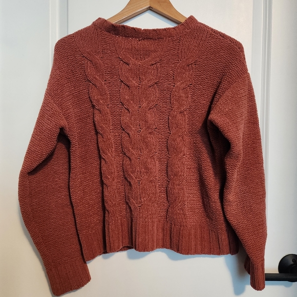 Rust coloured AE Knit Sweater Size XS - Picture 2 of 7
